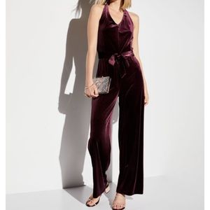 Nordstrom velvet jumpsuit